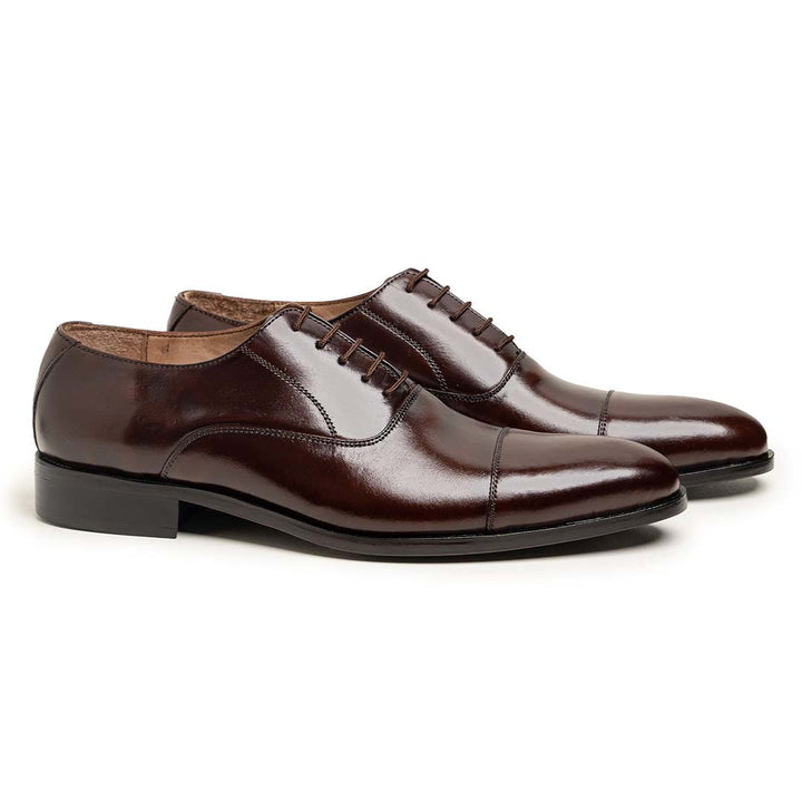 Buy Oxford Buff Single Tone Shoes In Leather | Moriox Shoes